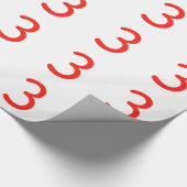 Nummer 3 cadeaupapier (Hoek)