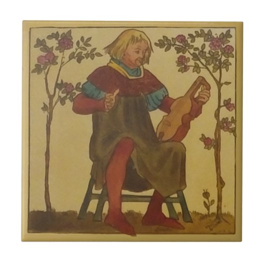 Nummer 3 Repo Copeland Medieval Minstrels Music Th Tegeltje (Voorkant)