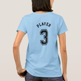 Nummer 3 Sport Jersey T-shirt