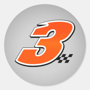 Nummer 3 - Sticker