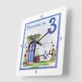 Nummer 3. vierkante klok (Hoek)