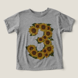 Nummer 3 Zonnebloemen Thema 3 Jaar Oude Meisjes