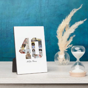 Nummer 40 Fotocollage Fotoplaat