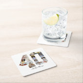 Nummer 40 Fotocollage Kartonnen Onderzetters (Insitu)