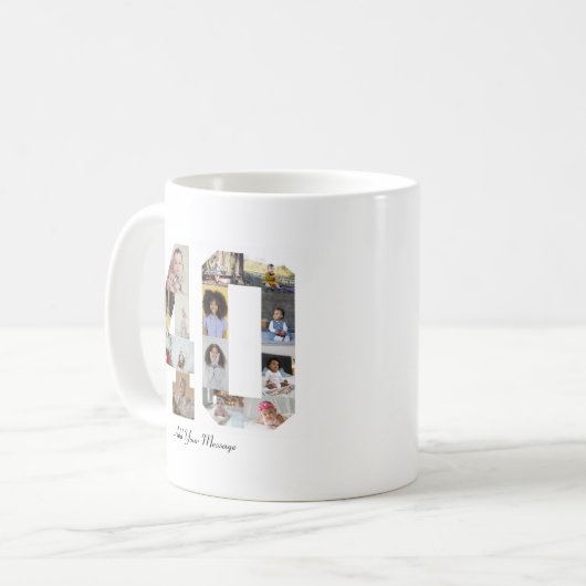 Nummer 40 Fotocollage Koffiemok (Voorkant links)