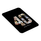 Nummer 40 Fotocollage Magneet (Rechterzijde)