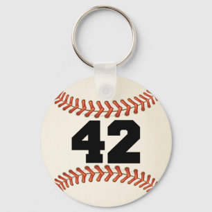 Nummer 42 Baseball Sleutelhanger