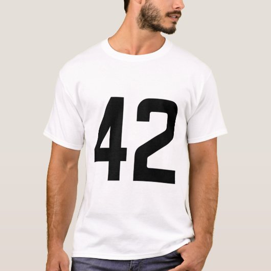 NUMMER 42 T-SHIRT (Voorkant)
