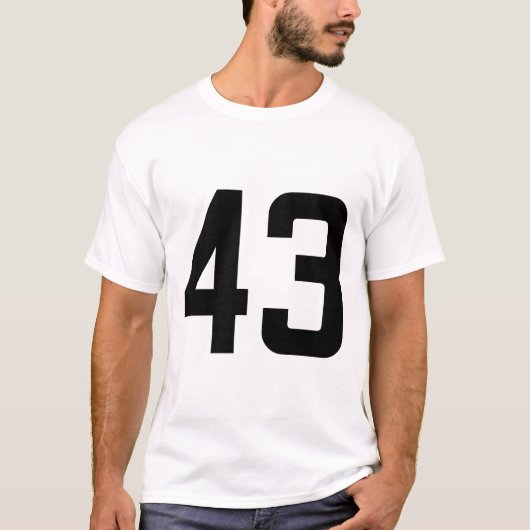NUMMER 43 T-SHIRT (Voorkant)