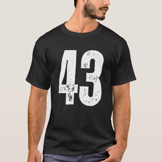 Nummer 43 t-shirt (Voorkant)