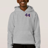 Nummer 44 44 Sport Jersey Hoodie (Voorkant)
