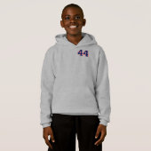 Nummer 44 44 Sport Jersey Hoodie (Voorkant volledig)