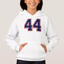 Nummer 44 44 Sport Jersey Hoodie