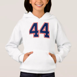 Nummer 44 44 Sport Jersey Hoodie