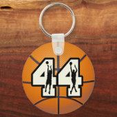Nummer 44 Basketbal Sleutelhanger (Voorkant)
