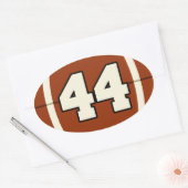 Nummer 44 Football Sticker (Envelop)