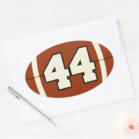 Nummer 44 Football Sticker (Envelop)