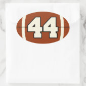 Nummer 44 Football Sticker (Tas)