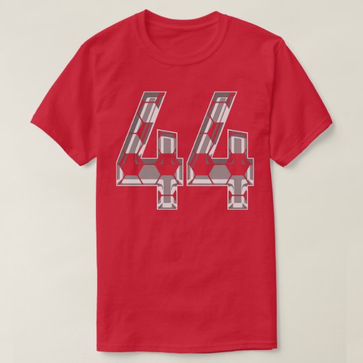 Nummer 44 Jersey 44 Moeder Speler Fan T-shirt (Design voorkant)