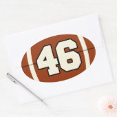 Nummer 46 Football Sticker (Envelop)
