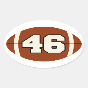 Nummer 46 Football Sticker