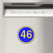Nummer 46, in een cirkel magneet (Insitu (Vaatwasser))