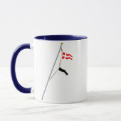 Nummer 46 Nautical Signal Flag Hoist Mok (Links)