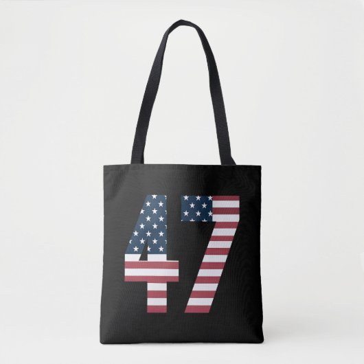 Nummer 47 Canvas tas (Voorkant)