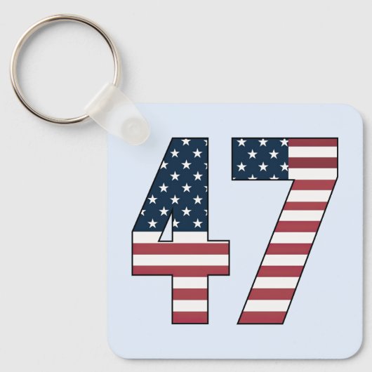 Nummer 47 Sleutelhanger (Voorkant)