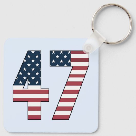 Nummer 47 Sleutelhanger (Achterkant)