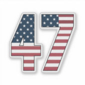 Nummer 47 Sticker (Voorkant)