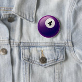 NUMMER 4 BILLIARTS BALL RONDE BUTTON 5,7 CM (In situ)