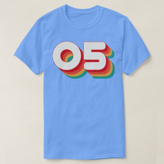 Nummer 4 t-shirt (Design voorkant)
