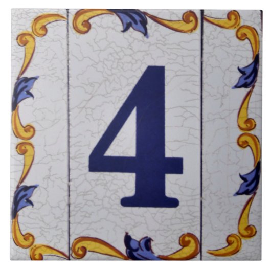 Nummer 4. tegeltje (Voorkant)