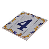 Nummer 4. tegeltje (Zijkant)