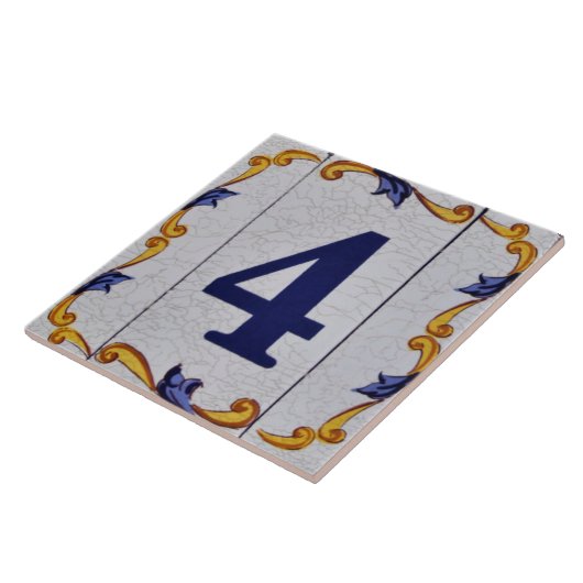 Nummer 4. tegeltje (Zijkant)