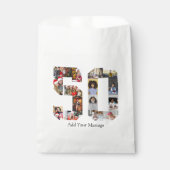 Nummer 50 Fotocollage Bedankzakje (Voorkant)