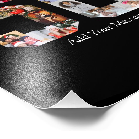 Nummer 50 Fotocollage Foto Afdruk (Hoek)