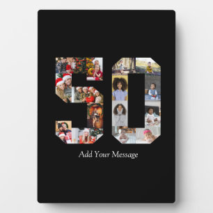 Nummer 50 Fotocollage Fotoplaat