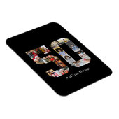 Nummer 50 Fotocollage Magneet (Rechterzijde)