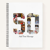 Nummer 50 Fotocollage Notitieboek (Voorkant)