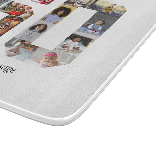 Nummer 50 Fotocollage Snijplank (Hoek)