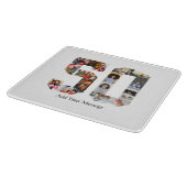 Nummer 50 Fotocollage Snijplank (Hoek)