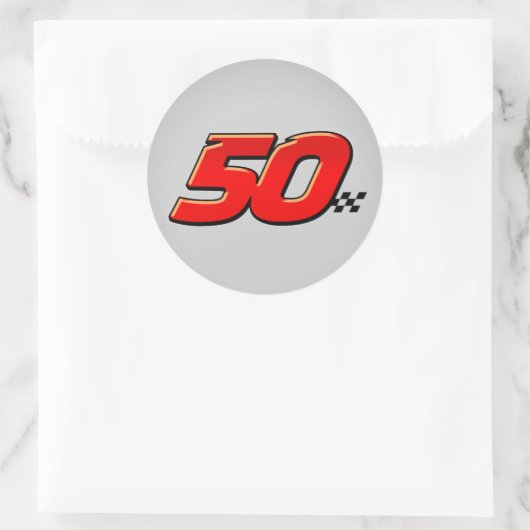 Nummer 50 - Sticker (Tas)