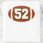 Nummer 52 Football Sticker (Tas)
