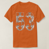 Nummer 53 Jersey 53 Moeder Speler Fan 1 T-shirt (Design voorkant)