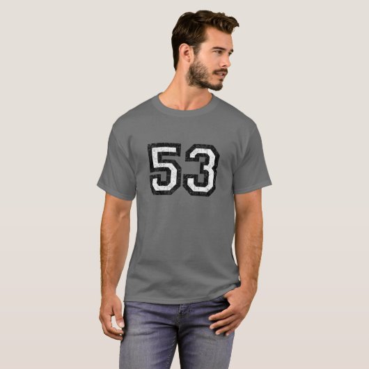 Nummer 53 ( zwart t-shirt (Voorkant volledig)