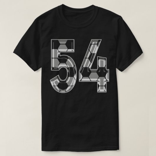 Nummer 54 Jersey 54 Moeder Speler Fan T-shirt (Design voorkant)