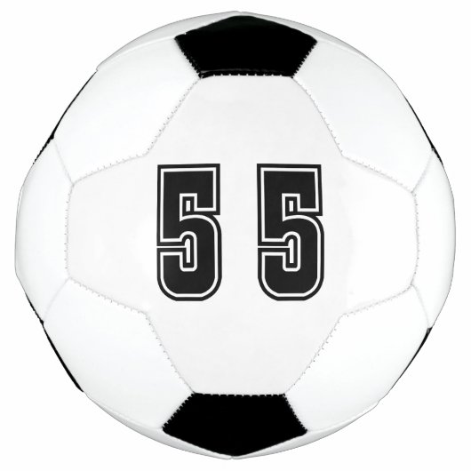 Nummer 55 voetbal (Voorkant)