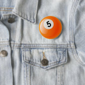 NUMMER 5 BILLIARTS BALL RONDE BUTTON 5,7 CM (In situ)